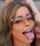small tits blonde glasses