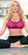 blonde fitness gym