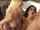 cumshot threesome bathroom
