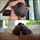 riding ebony black girl
