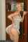 stockings blonde dress