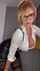 blonde glasses big tits