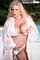 poolside outside blonde