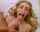 blonde face cum blowjob