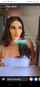 delivery neighbor blue dress