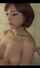short hair big boobs blowjob