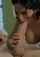 big tits black hair blowjob
