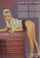 blonde vintage retro