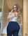 leggings ass blonde