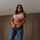 latina brunette jeans