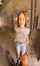 ukranian brunette stripping