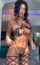 brunette fit toned body