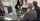 gangbang brunette office