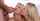 blonde cumshot threesome