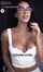 latina white tank top glasses