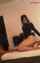 riding brunette latina