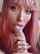 blowjob pink hair pov