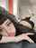 eyebrow piercing nose piercing black nails