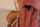 gag blond lips
