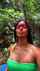color face painting brunette