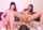 twins lesbian brunette