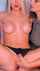 lesbian fingering fake tits