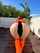 outside bending over censored