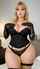beauty blonde curvy