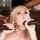 interracial blonde blowjob