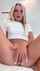 blonde pussy masturbating