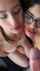 cumshot facial threesome