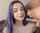 camgirl amateur blue hair