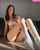 amateur brunette glasses
