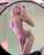 blonde pink hair lingerie