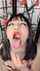 camgirl ahegao spit