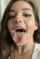 brunette cum facial