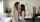 lesbian standing kissing