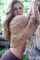 teen brunette clothed