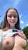 public flash breasts teenager