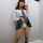 asian jupe brune