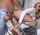 blonde hair on the chair anal