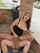 public fishnet reverse cowgirl