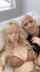 vitiligo blonde straight