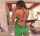 perfect body green dress brunette