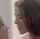 lesbian kissing brunette