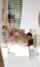 lesbian kissing brunette