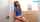 camgirl brunette glasses
