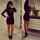 brunette dress amateur