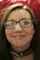 amateur brunette glasses