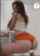 brunette brown hair sitting